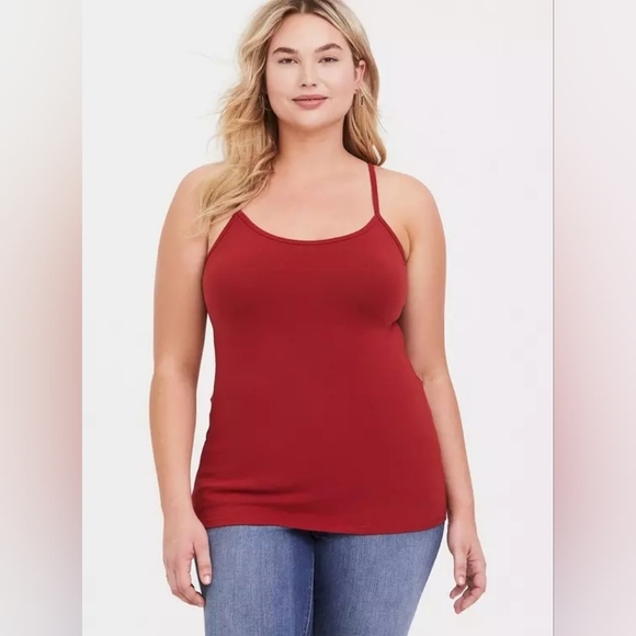 Torrid Scarlet Red Foxy Cami New Nwt 3x - Picture 6 of 11